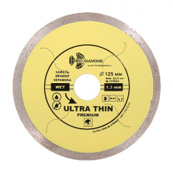 Диск алмазный Trio-Diamond Wet UTW502 ультра тонкий, 125 мм Диск алмазный Trio-Diamond Wet UTW502 ультра тонкий, 125 мм